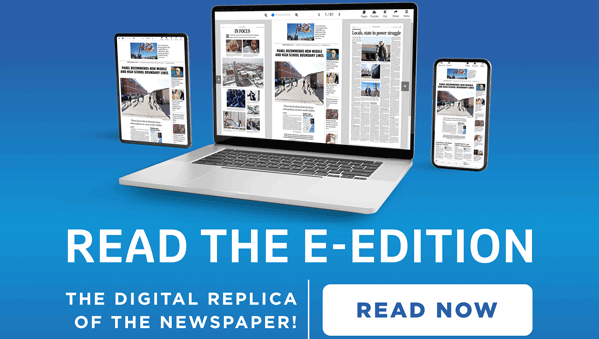 Read the E-edition now – the digital replica of the newspaper!